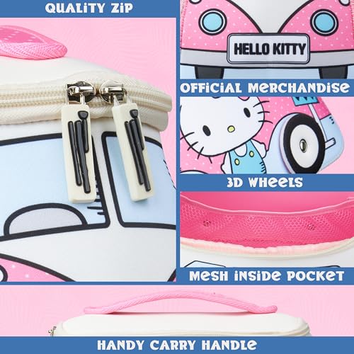 Image of Get Trend Hello Kitty Toiletry Bag, Travel Essentials, Girls Makeup Bag Airplane, Cruise Essentials, Travel Accessories, Gifts for Women, Teens (Multi Hello Kitty)