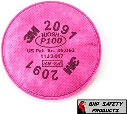 3M 2091 FILTER CARTRIDGES P100 (1 PAIR PACK )