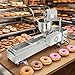 Wtecom Commercial Single Row Mini Donut Maker Machine,Frying Donuts Maker,Automatic Doughnut Maker, For Restaurant, Bakery, Party, Dessert Shop, 450-800 Pcs/Hour(Single Row)