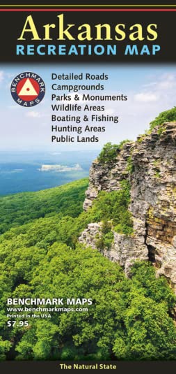 Arkansas, The Natural State, Recreation Map, 2022 Edition