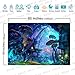 DBLLF Poster Psychedelic Mushroom Tapestry Trippy Colorful Surreal Abstract Digital Art Office Electric Forest Wall Decor Tapestries Tapestry Wall Hanging Tapestries 80x60 Inches DBZY0290