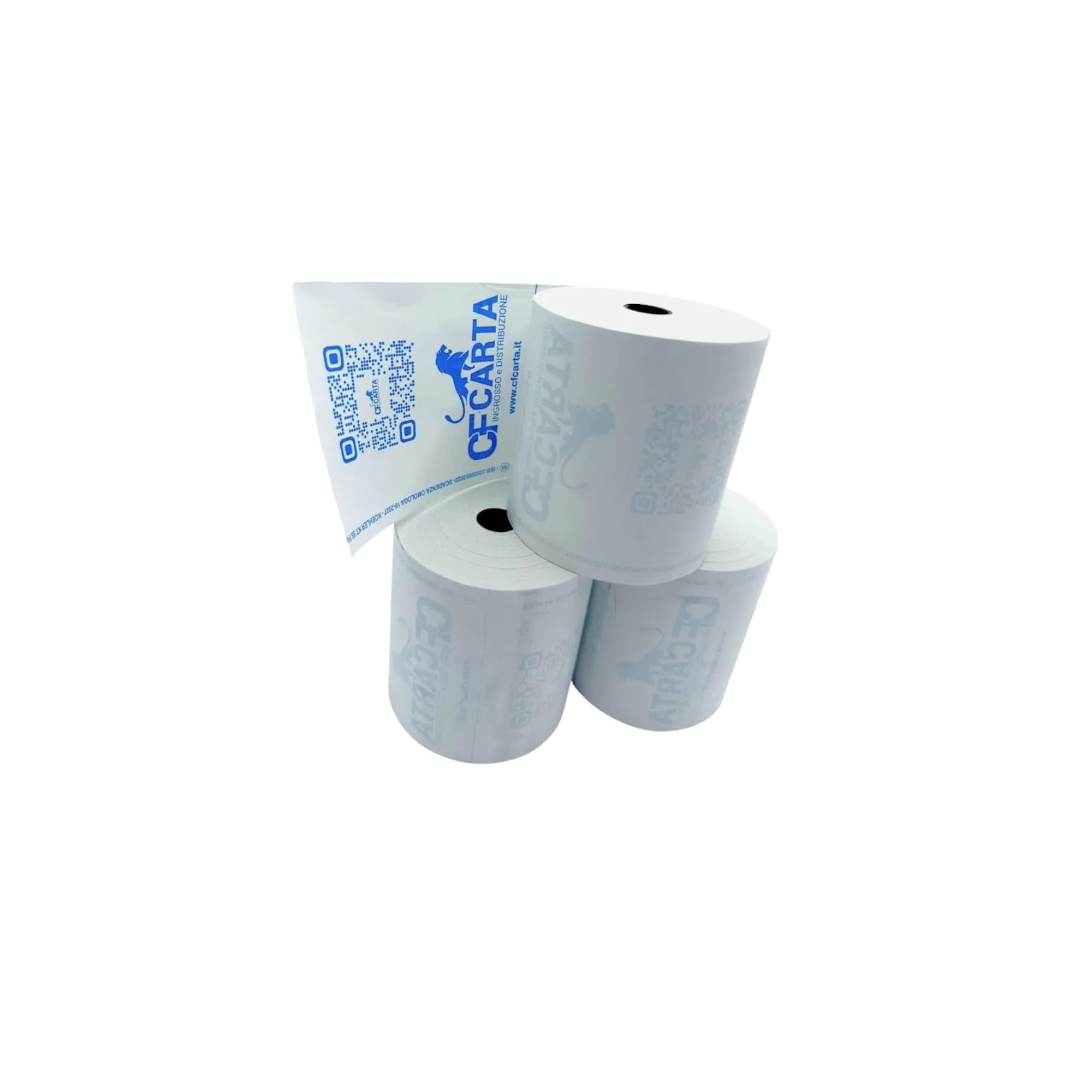 50 rotoli termici per cassa 57x50, rotoli omologati per scontrini misura 57mm x 50metri di lunghezza, CF CARTA
