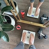 Withings Body  Bascula de ba  o inteligente  grasa corporal y muscular  sincronizaci  n con la aplicaci  n m  vil Bluetooth o Wi-Fi  smart apple health profesional bioimpedancia scale  Negro  Tama  o   nico