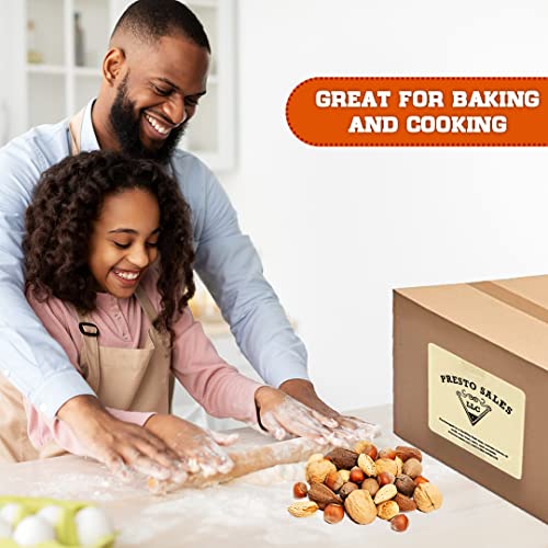 Presto Sales Mixed Nuts In Shell 160 Oz | "Fancy", Brazil Nuts, Hazelnuts, Walnuts, Almonds And Pecan | Raw, Fresh, High Protein, All Natural Nuts Mix | Packed In 10 Lbs Box #TOP5