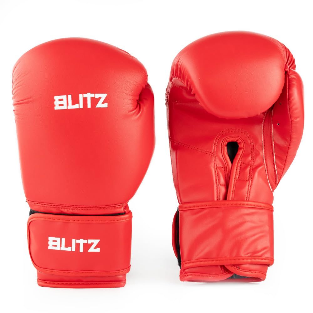 Blitz Training Boxing Gloves - Red - 8oz