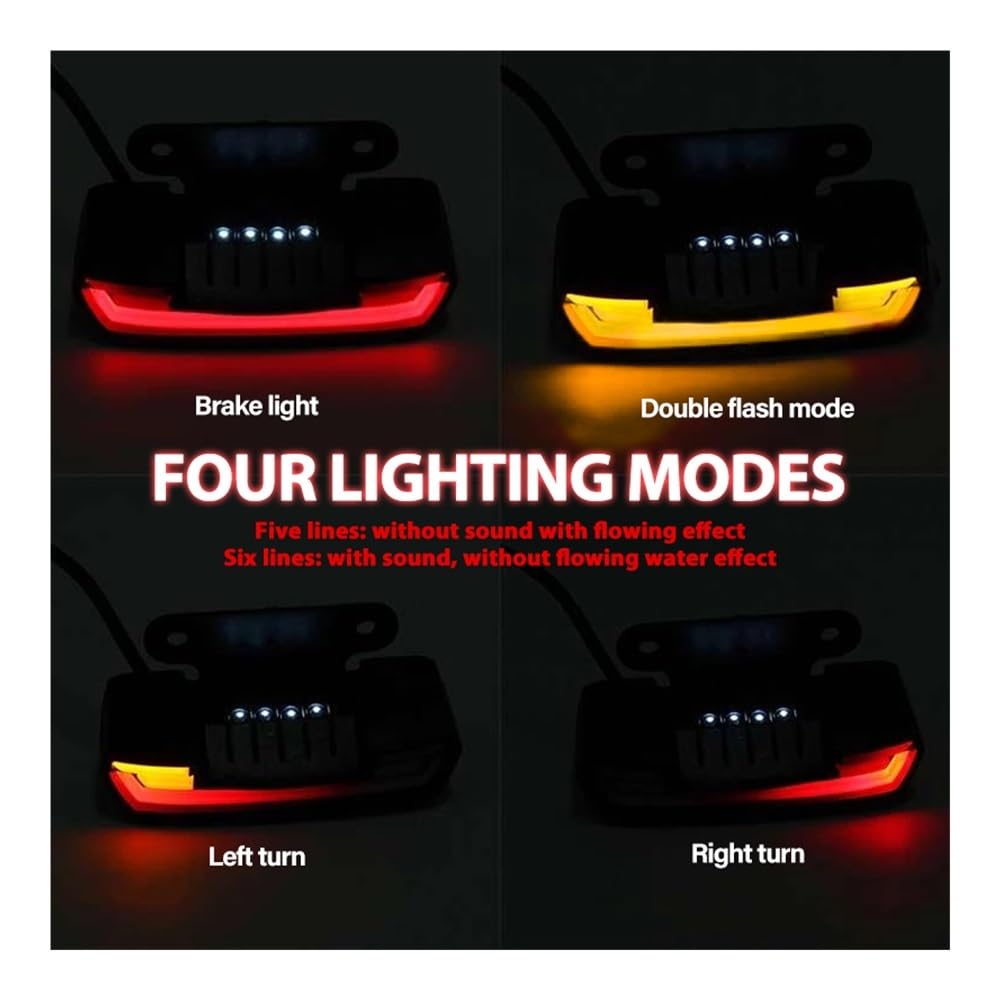 Luces Señal Giro Luces De Matrícula Para Motocicleta, Scooter