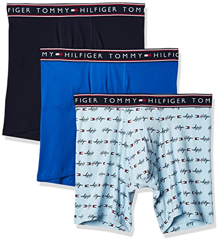 Tommy Hilfiger Men's Underwear Cotton Stretch 3 Pack Boxer Brief