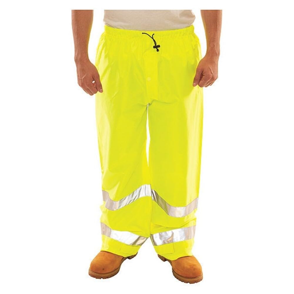 TINGLEY P23122 Rainwear Pants, Class 3, YLW/Grn, M-picture-11