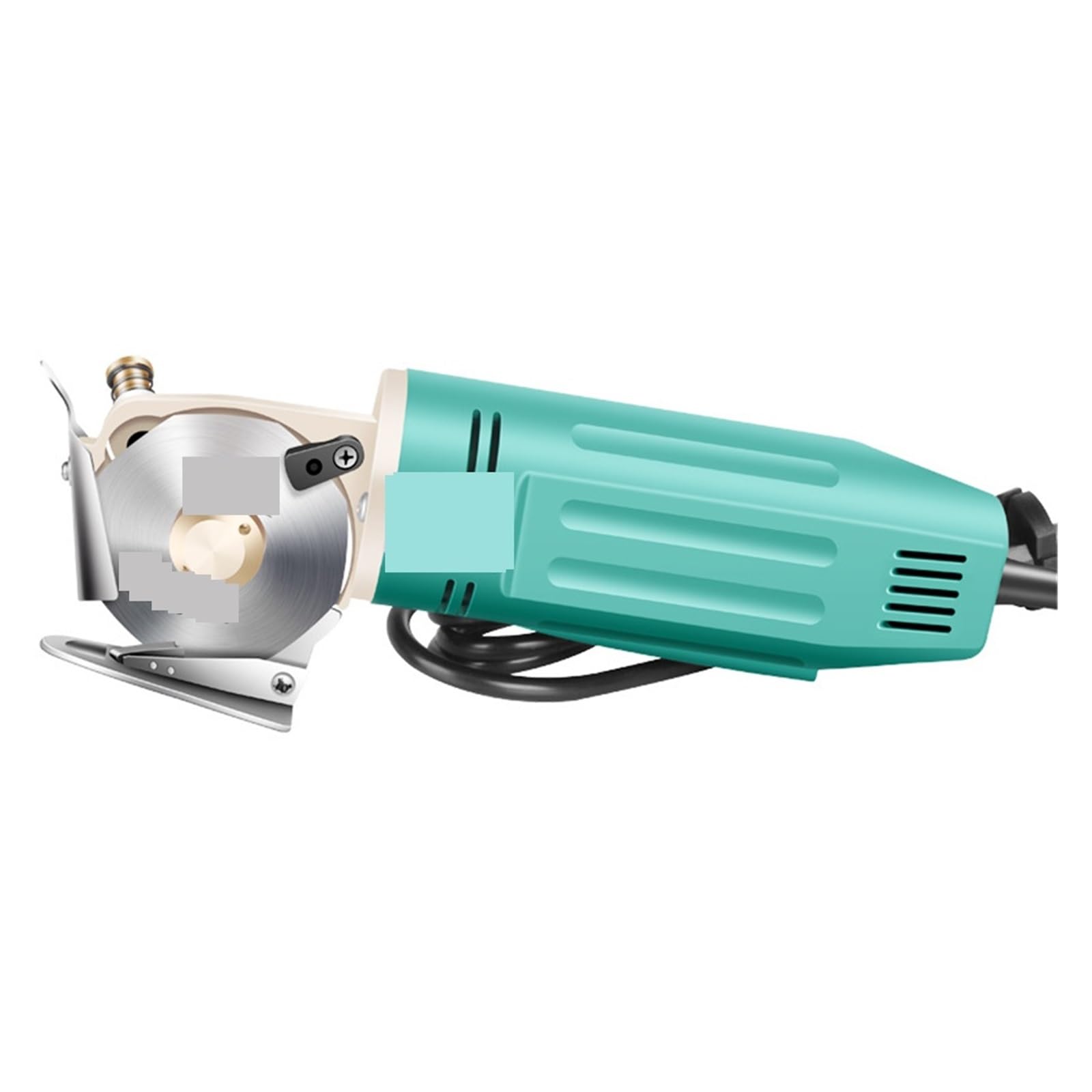 Tijeras for Tela eléctricas, Herramienta de Tela con Hoja rotativa, Kit de Cortador eléctrico de Tela de Cuero, Herramienta de Sierra de Corte(Groen)