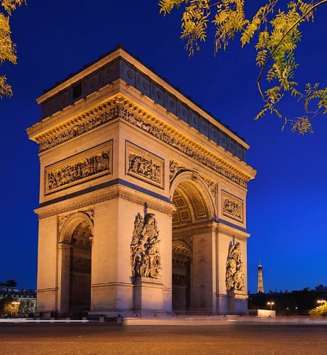 Arch of Triumph Arc de Triomphe Paris Photo Architecture Photos 8x10
