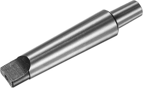 uxcell Adaptador de portabrocas MT3 a B12 Adaptador de vástago cónico Morse Manga cónica 3MT 12B para tornos y prensas de taladro Acero al carbono