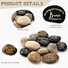 Landical 12 Pcs Bible Verses Scripture Stones Gifts Christian Inspirational Rocks Engraved Stones with Inspiring Prayer Words Father's Day Religious Gifts for Men Zen Group Home Decor #2