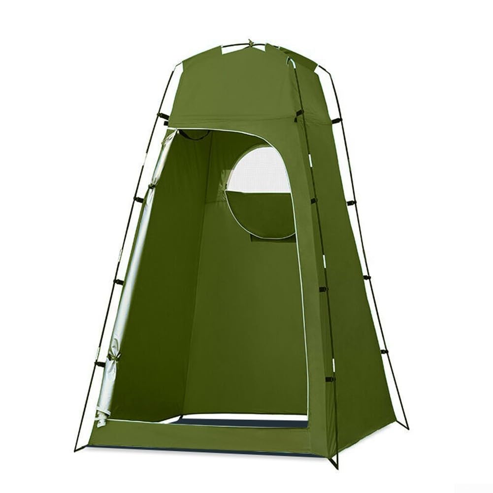 Tente de douche de camping imperméable et cabine de toilette coupe-vent