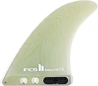 FCS 2 quilhas Longboard PG 20 cm transparentes