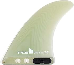 FCS 2 quilhas Longboard PG 20 cm transparentes