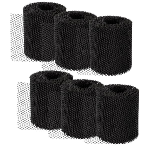 Garden Mile Gutter Guard Mesh 6m x 16cm – Plastic Guttering Mesh Roll for Leaf, Moss & Debris Protection, Easy Install Gutter Filter for Blockage Prevention & Drain Protection