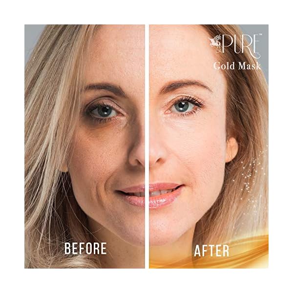 LA-PURE-24K-Gold-Eye-Treatment-Masks-Under-Eye-Patches-Dark-Circles-Under-Eye-Treatment-Under-Eye-Bags-Treatment-Eye-Mask-for-Puffy-Eyes-Anti-Wrinkle-Undereye-Dark-Circles-Gel-Pads-15-Pairs LA PURE 24K Gold Eye Treatment Masks - Under Eye Patches, Under Eye Bags Treatment, Eye Mask for Puffy Eyes, Anti-Wrinkle, Dark Circles, Gel Pads 15 Pairs