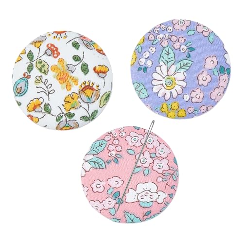 letsinstyle 3 magnetischer Nadelhalter Magnetischer Nadelhalter Für Blumen Blumenförmiger Nähhalter Für Kreuzstich Stickerei Werkzeuge