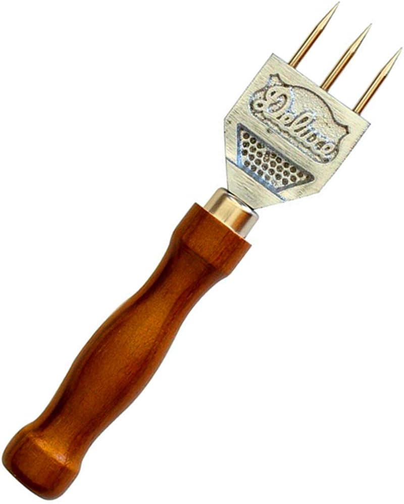 Ice Pick 3-Prong with Wooden Handle Ice Chipper Create Ice Chunks