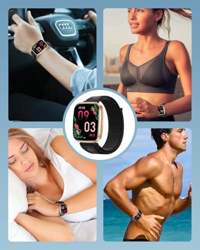 Correa de nylon para EGQINR H52 Smartwatch 1.75 pulg miniatura 6