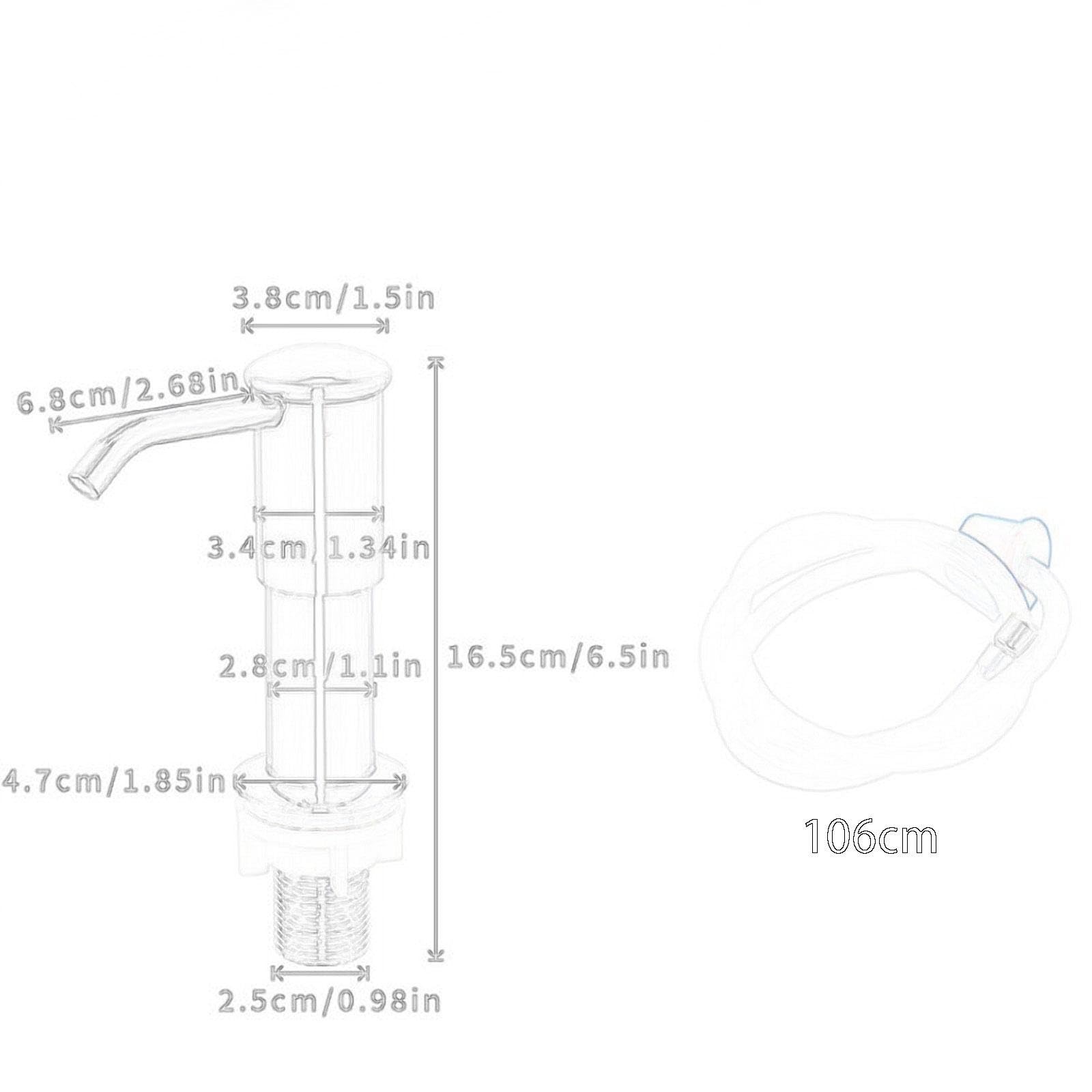 3 Mangueras de Extensión para Bomba de Loción, Dispensador de Jabón con Larga, de Extensión, Dispensador de Jabón para Fregadero de