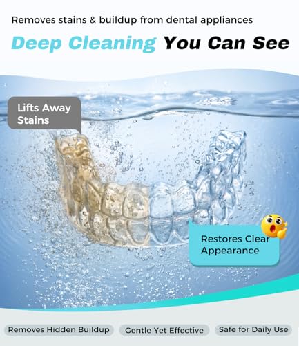 Image of Ultrasonic Retainer Cleaner Machine, 45kHz Deep Gentle Dental Cleaning Pod with 304 Stainless Steel Tank, 4 Cleaning Modes for Aligners, Dentures, Mouth Guards, Night Guards, Light Black