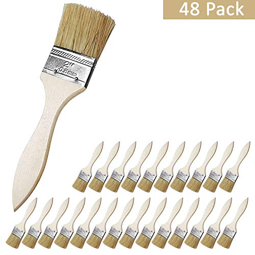 Set 6 Pennelli Mignon Per Acrilico - 2,5 Cm, Manico Corto In Legno - Adatti Per Acquerello, Guazzo E Body Art
