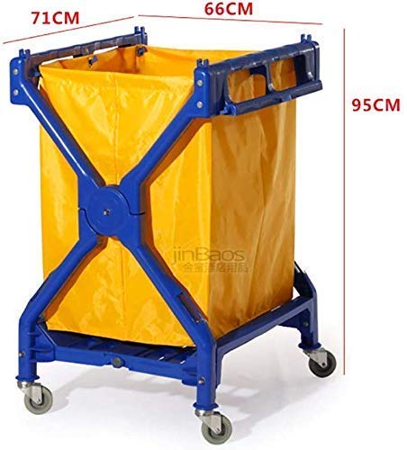Carretilla portátil multifuncional plegable color amarillo miniatura 2