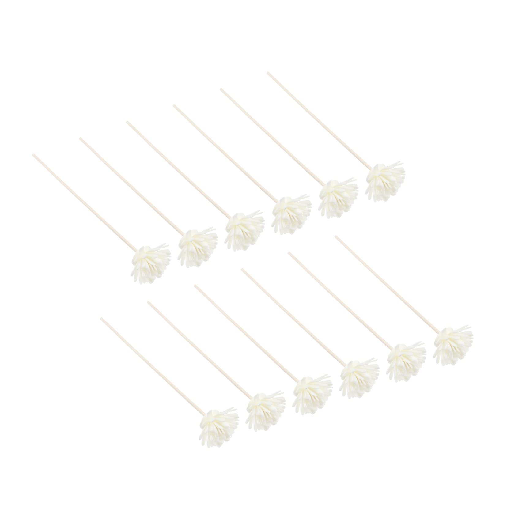 Uonlytech 12pcs Rattan Refill Sticks for Decorative Diffuser Flower Sticks for Home Fragrance Diffuser Accessories for Relaxation