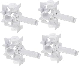 VOSAREA 4Pcs Reparar Cortina Vertical Caixa Rotativa Ferramenta De Reparo De Persianas Verticais Peças De Reparo De Persianas Verticais Ripas De Cortina Vertical Cortinas Brancas