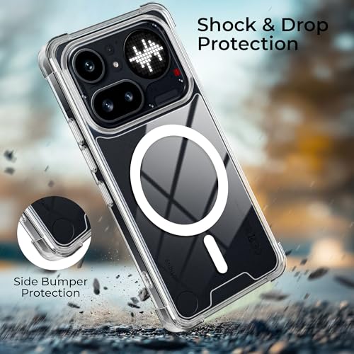 Image of A rtistque Clear Back Cover Case for Nothing Phone 4a Pro 5G | Compatible with Mag-Safe | Premium Cover | Shockproof TPU Bumper | Slim Protective Design | Nothing Phone 4a Pro Back Cover - Transparent