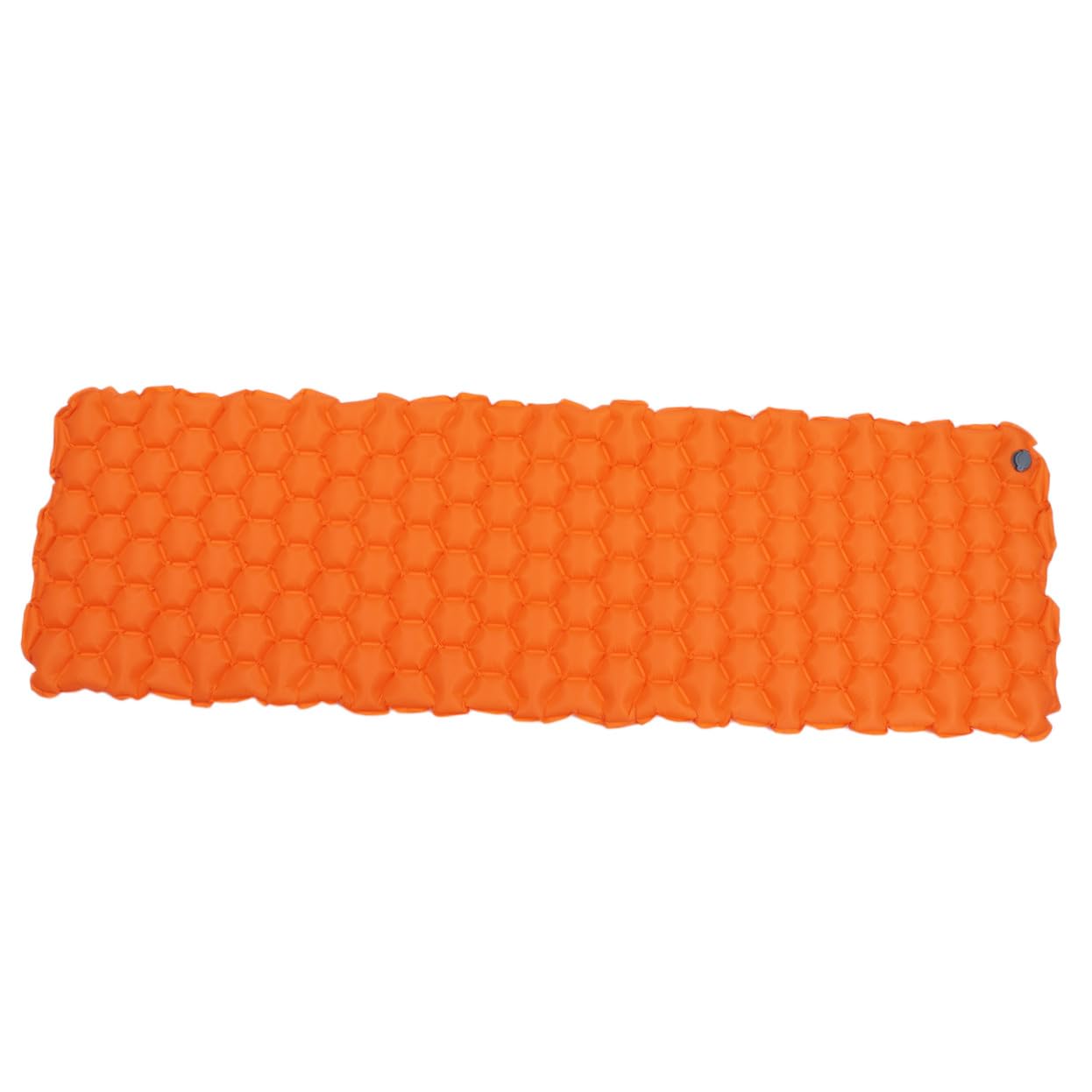 Matelas gonflable camping ultraléger orange et compact pour randonnée