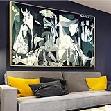 IHHGNB Berühmte Gemälde, Wandkunst, Picasso Guernica, 