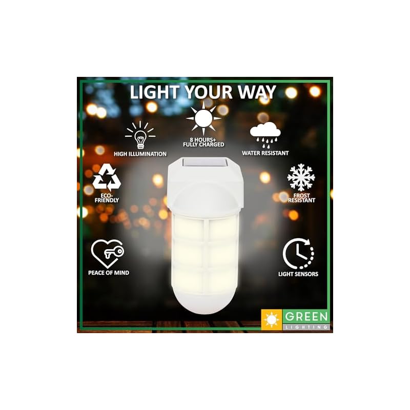 GreenLighting Marina Solar Post Cap Lights Fits 4x4 Nominal Wood Outdoor Solar Powered Post Cap Light, Fence Post, Landscaping, Deck, Garden- Bright LED, Waterproof Nautical Lighting White 4 Pack - Image 6