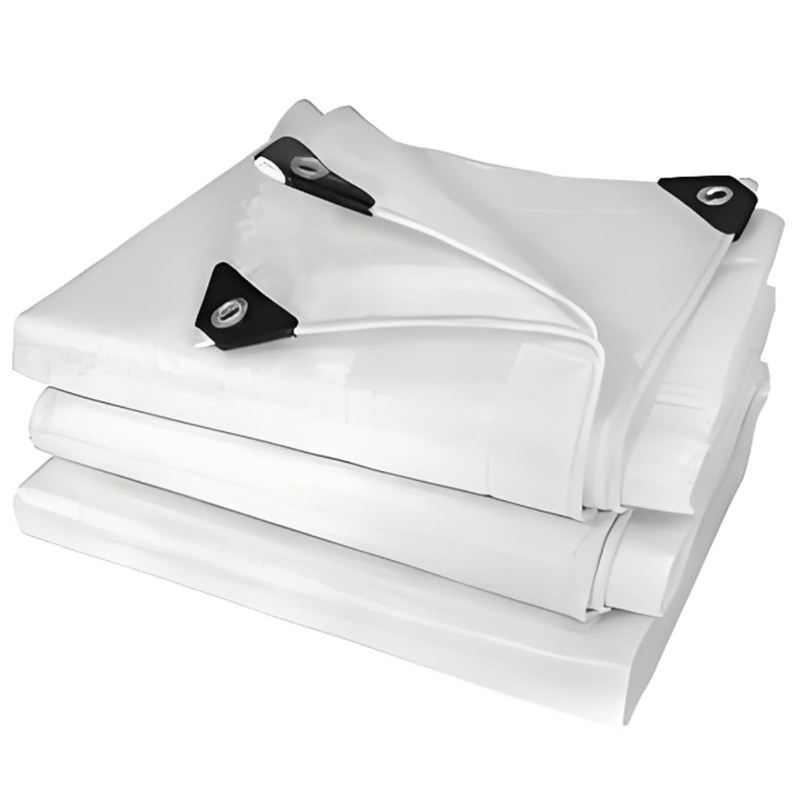 Lona impermeable de alta resistencia blanca de 1,2x1,8 m de PVC multiusos