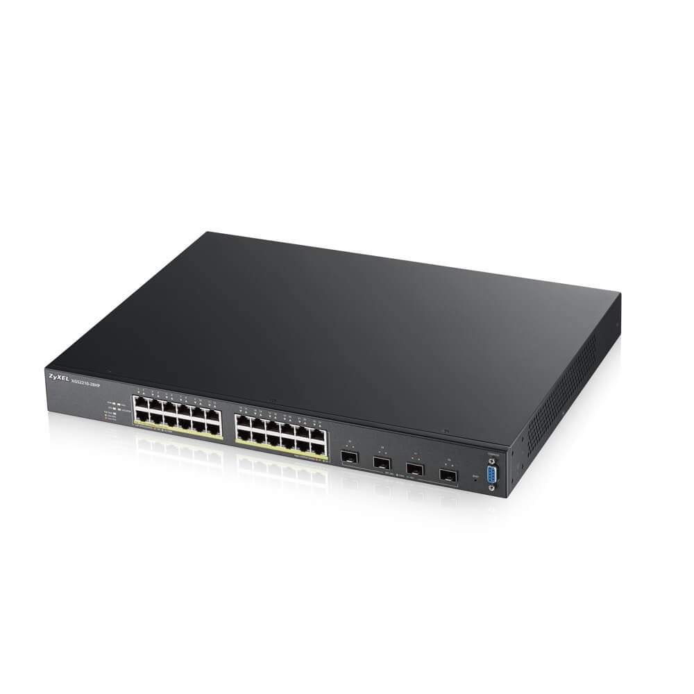 Zyxel Switch Gigabit 24 ports Manageable de Niveau 2 et 4 Ports 10G [XGS2210-28]
