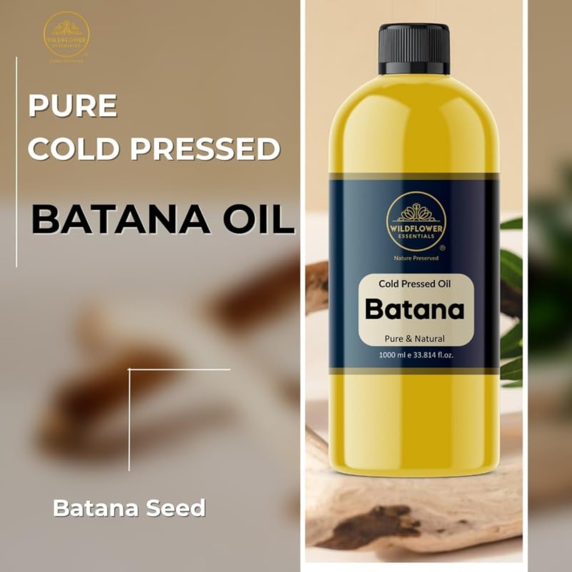 Batana Oil Cold Pressed, 1000ml