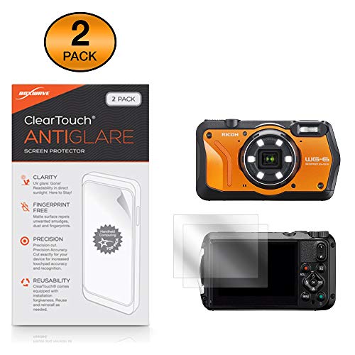 Filtro antirreflejo para Ricoh WG-6 protector ClearTouch BoxWave mate 2