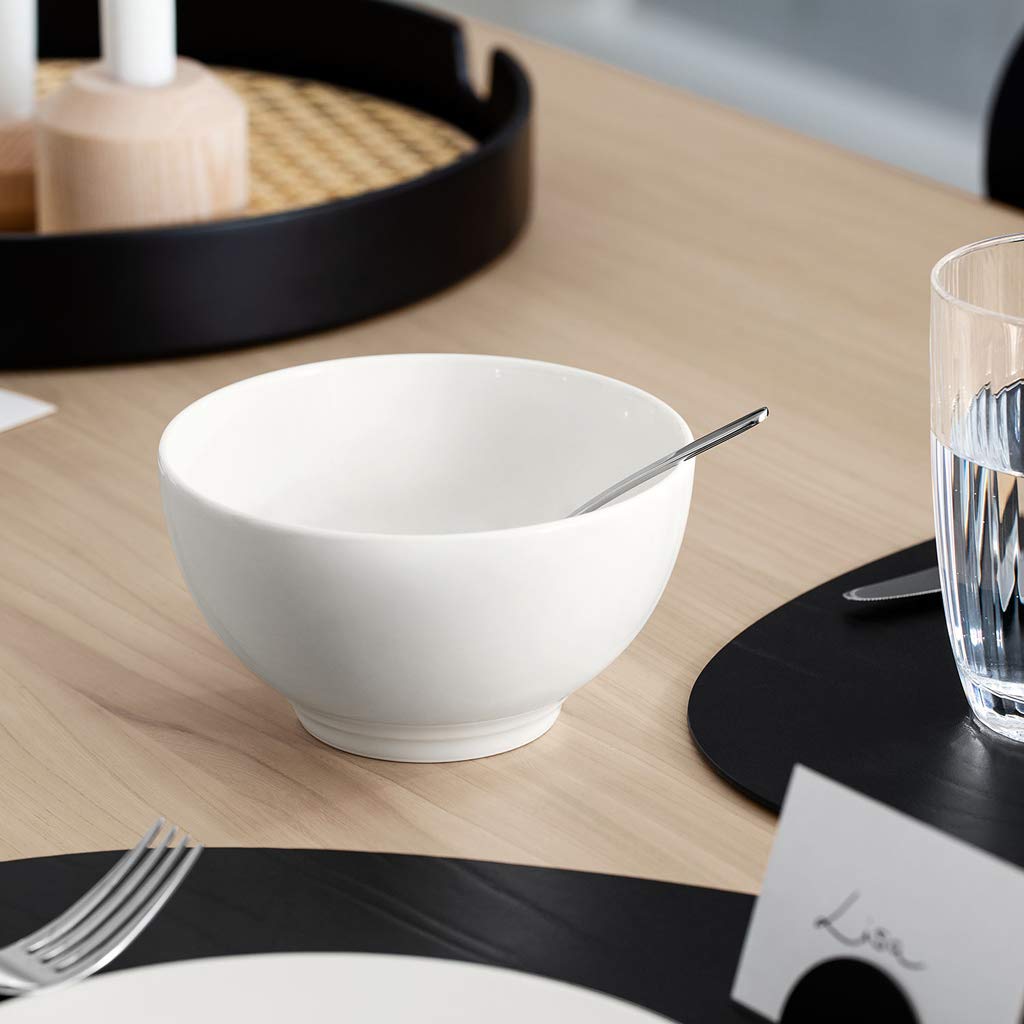 Villeroy & Boch - Twist White Bowl, Stylish, Beautifully Shaped Dish for Any Occasion Premium Porcelain, White, Dishwasher Safe, 650 ml - Image 2