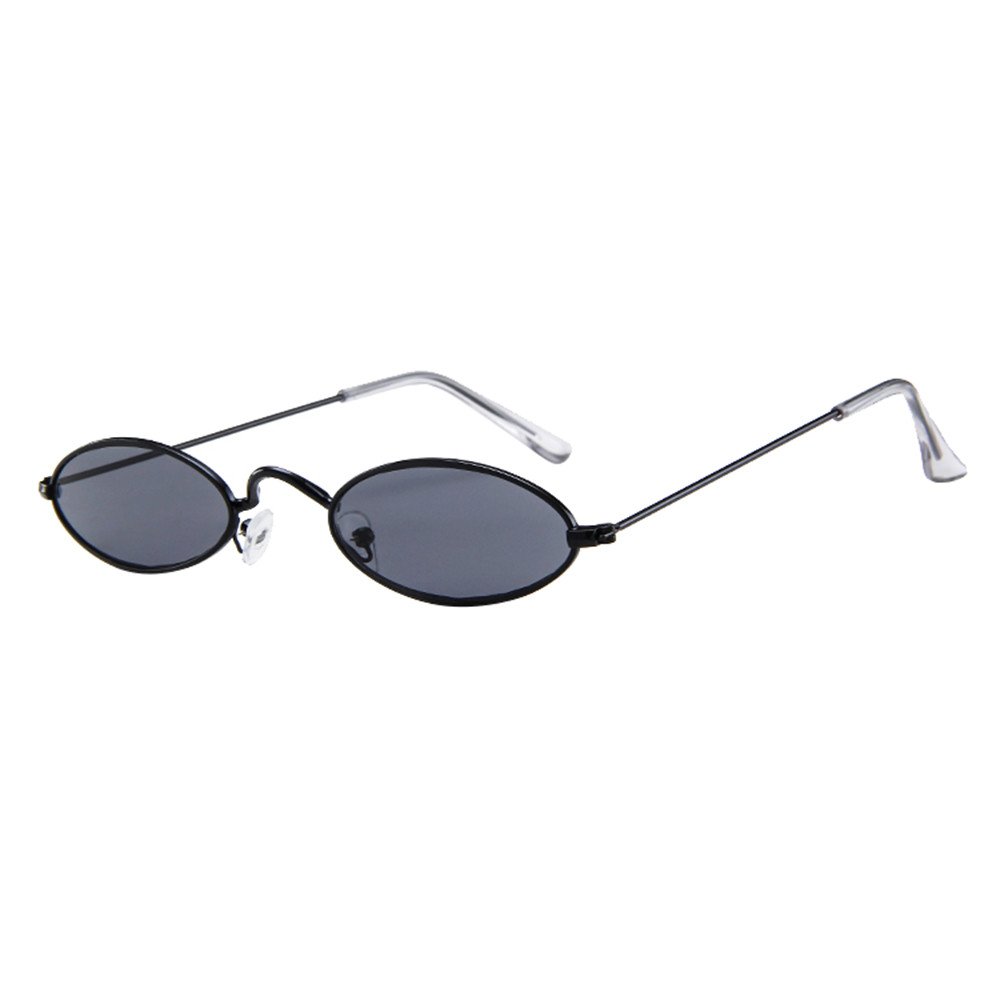 Generic Fashion Womens Mens Small Oval Retro Sunglasses Metal Frame Shades Eyewear Small Oval yTIH4Bn8t