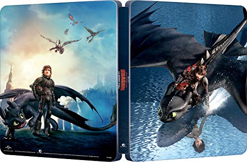 Drachenzähmen leicht gemacht 3 - Die geheime Welt [Blu-Ray+DVD] lim. Steelbook (Importación, Deutscher Ton)