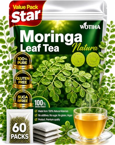 Moringa Herbal Tea Bags 60 Count