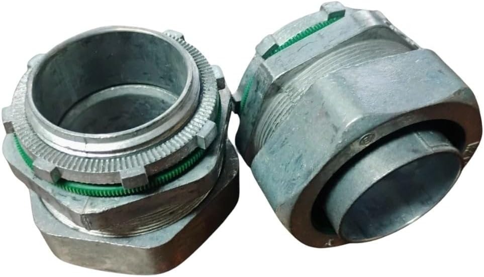 434-LT2 1-1/2 Inch Connector Fitting Die-Cast Zinc Box of 2