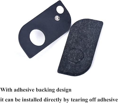 Miniatura 3 de Soporte de flecha de acero inoxidable negro para tiro con arco recurvo RH LH Recurve Arrow Rest Caza Shooting Targeting Accesorio (paquete de 3)