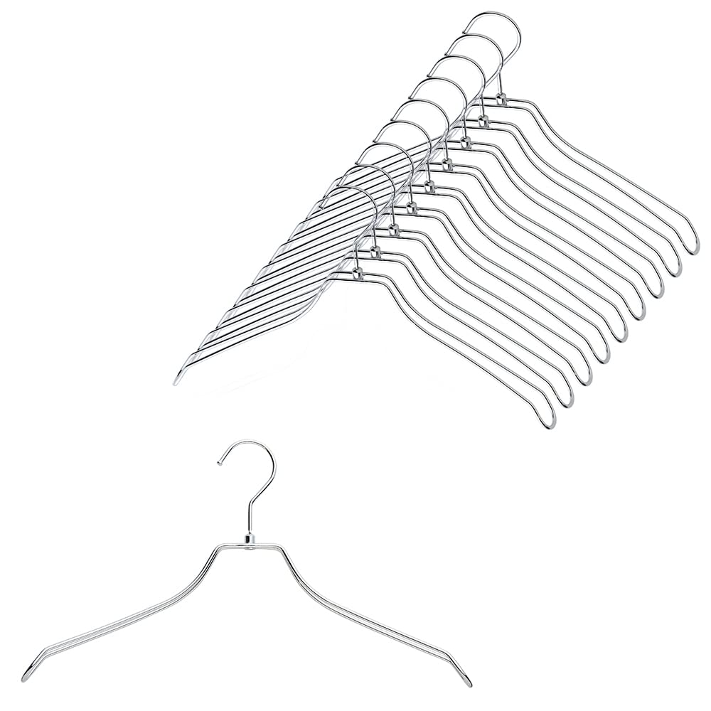 Amazon.co.jp: タマトシ ダブルスチール ハンガー 幅38cm 10本組