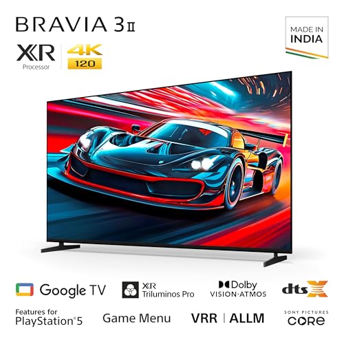 Image of Sony 139 cm (55 inches) BRAVIA 3II Ultra HD Smart LED Google TV K-55XR30M2