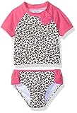 Little Me Baby Girls' UPF 50+ 2pc (Top and Bottom) Long Sleeve Rashguard Set