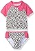 Little Me Girls' 2 Piece Short Sleeve Rashguard Set