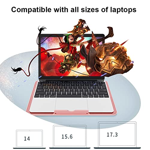 EEDSDLTQ-Laptop-Cooler-Cooling-Pad-for-12-17-Inch-Laptop-Slim-Portable-USB-Powered-with-6-Quiet-Fans-and-Rotary-Switch-ControlAdjustable-Holder-Notebook-Support-Color-Pink