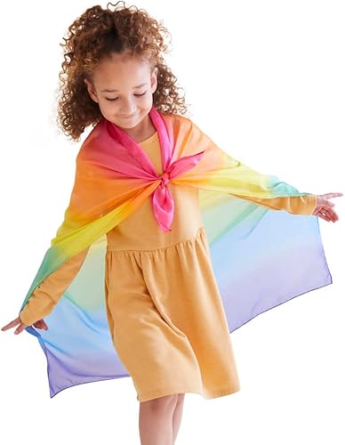 Sarahs Silks cobija para juegos reforzada S Arcoiris Rainbow